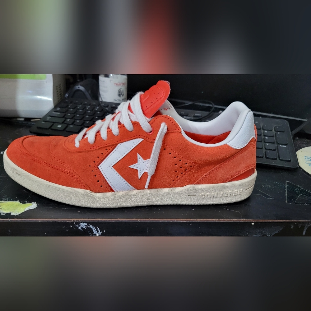 Converse Red and White Sneakers - Picture 1 of 9